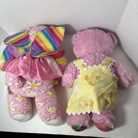 Build A Bear Pink 16" Plush Lot of 2 Bunny Rabbit Daisy & Disney Princess Bear C - Picture 12 of 16